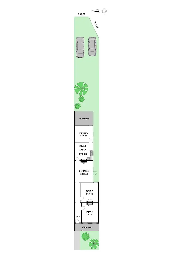 Floorplan of Homely house listing, 2 Simpson Street, Northcote VIC 3070