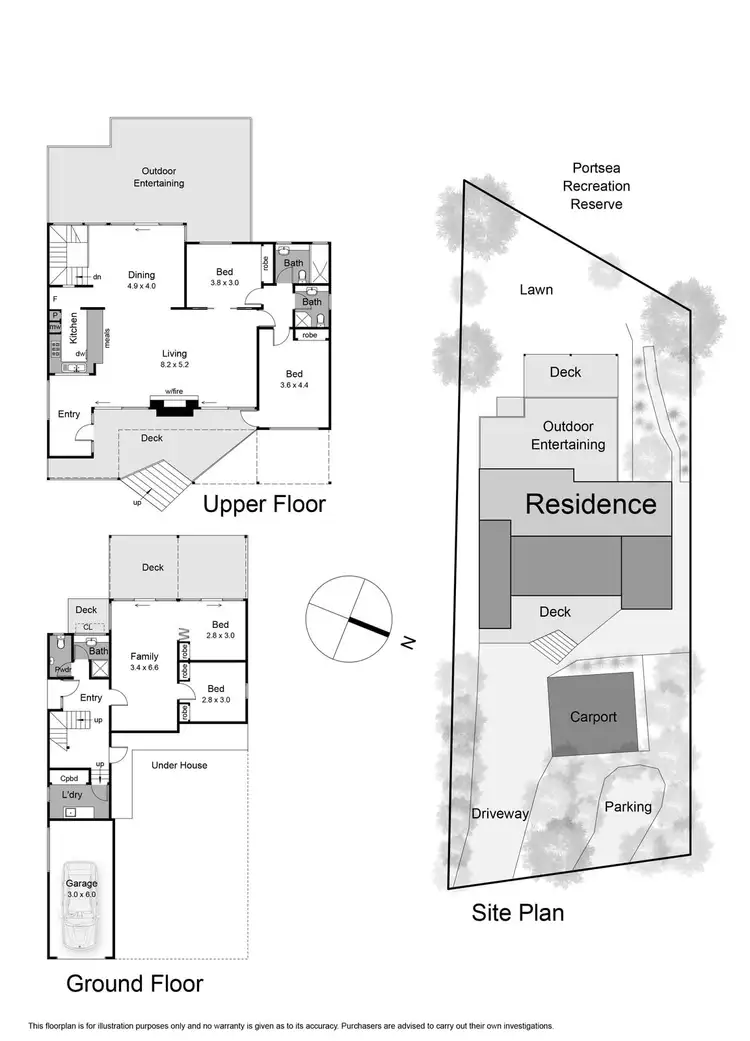 Floorplan of Homely house listing, 2 Leyden Avenue, Portsea VIC 3944