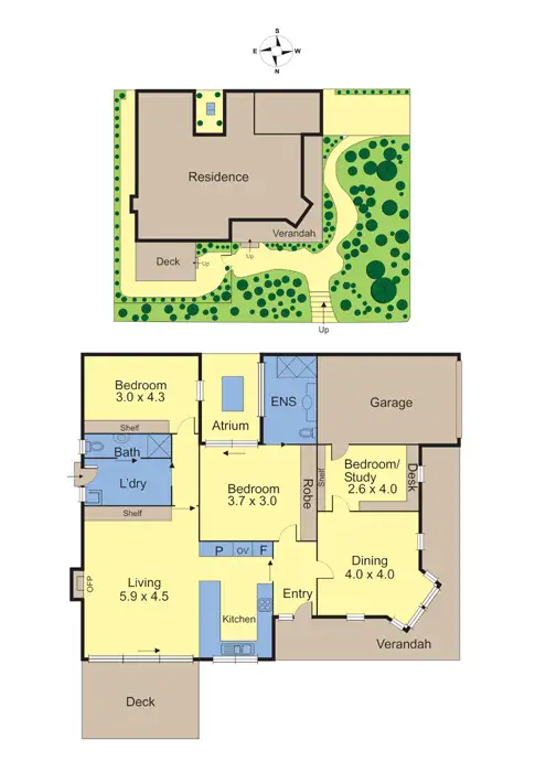 Floorplan of Homely unit listing, 54A Parkhill Road, Kew VIC 3101