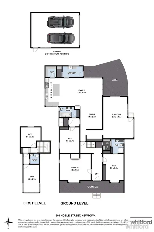 Floorplan of Homely house listing, 201 Noble Street, Newtown VIC 3220