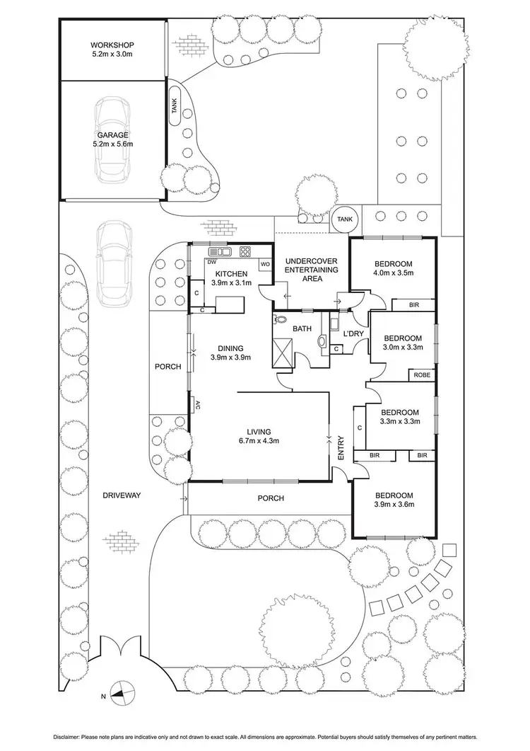 Floorplan of Homely house listing, 44 East Boundary Road, Bentleigh East VIC 3165