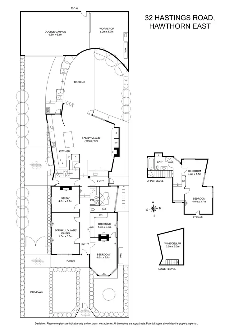 Floorplan of Homely house listing, 32 Hastings Road, Hawthorn East VIC 3123