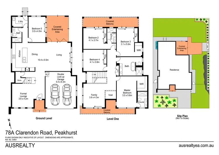 Floorplan of Homely house listing, 78a Clarendon Road, Peakhurst NSW 2210