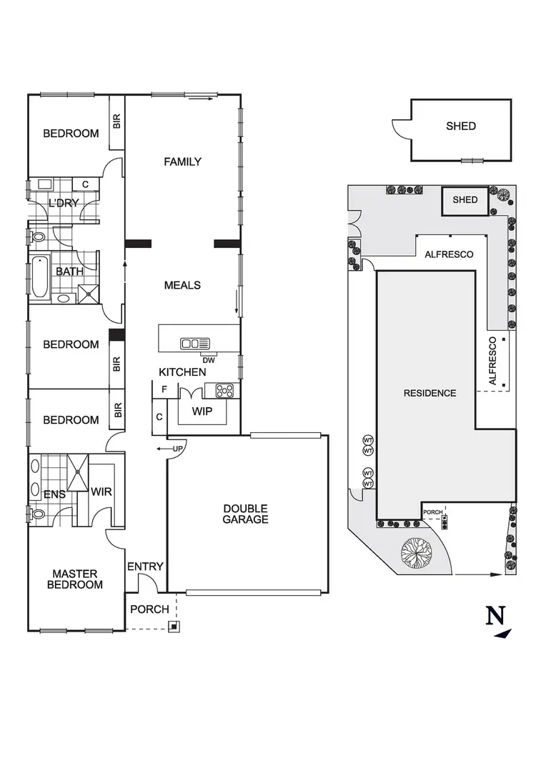 Floorplan of Homely house listing, 5 Karakul Crescent, Doreen VIC 3754