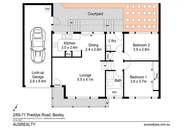Floorplan of Homely villa listing, 2/69-71 Preddys Road, Bexley NSW 2207