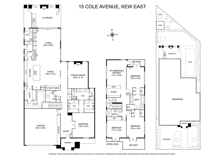 Floorplan of Homely house listing, 15 Cole Avenue, Kew East VIC 3102