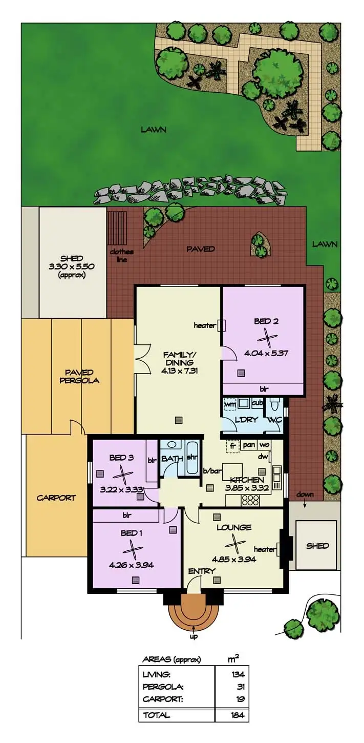 Floorplan of Homely house listing, 3 Henrietta Street, Prospect SA 5082