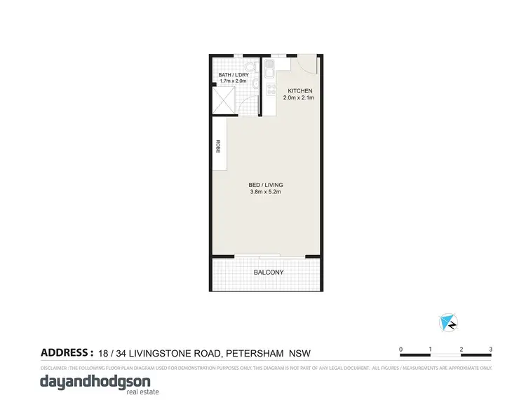 Floorplan of Homely unit listing, 18/34 Livingstone Road, Petersham NSW 2049