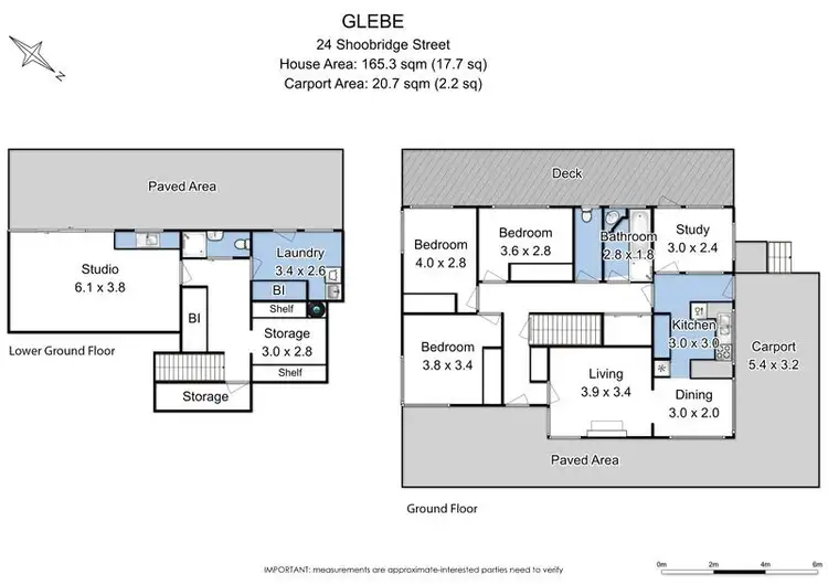 Floorplan of Homely house listing, 24 Shoobridge Street, Glebe TAS 7000