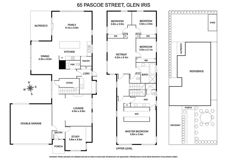 Floorplan of Homely house listing, 65 Pascoe Street, Glen Iris VIC 3146