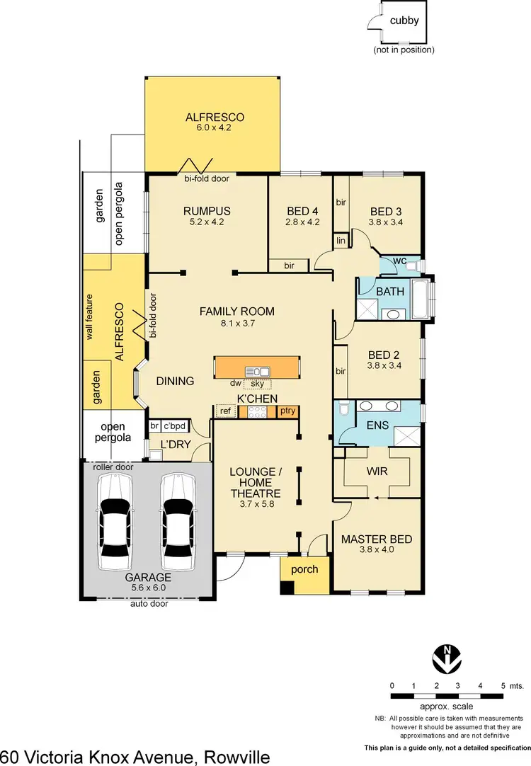 Floorplan of Homely house listing, 60 Victoria Knox Avenue, Rowville VIC 3178
