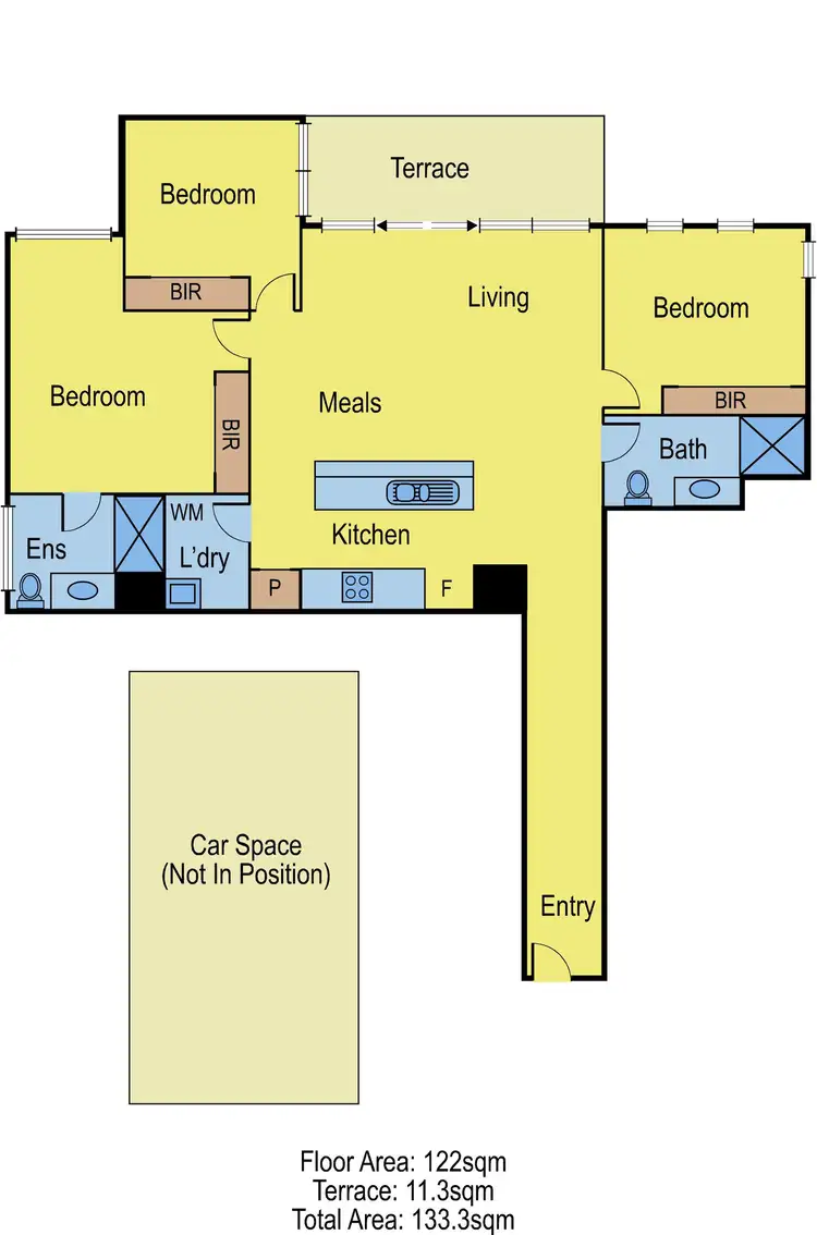 Floorplan of Homely apartment listing, 804/8 Gheringhap Street, Geelong VIC 3220