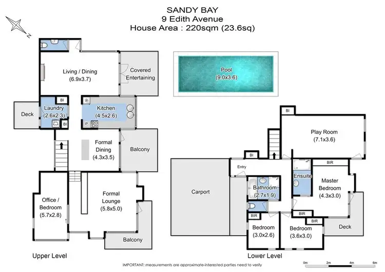 Floorplan of Homely house listing, 9 Edith Avenue, Sandy Bay TAS 7005
