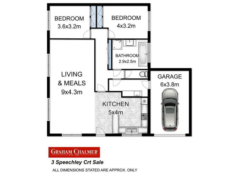Floorplan of Homely house listing, 3 Speechley Court, Sale VIC 3850