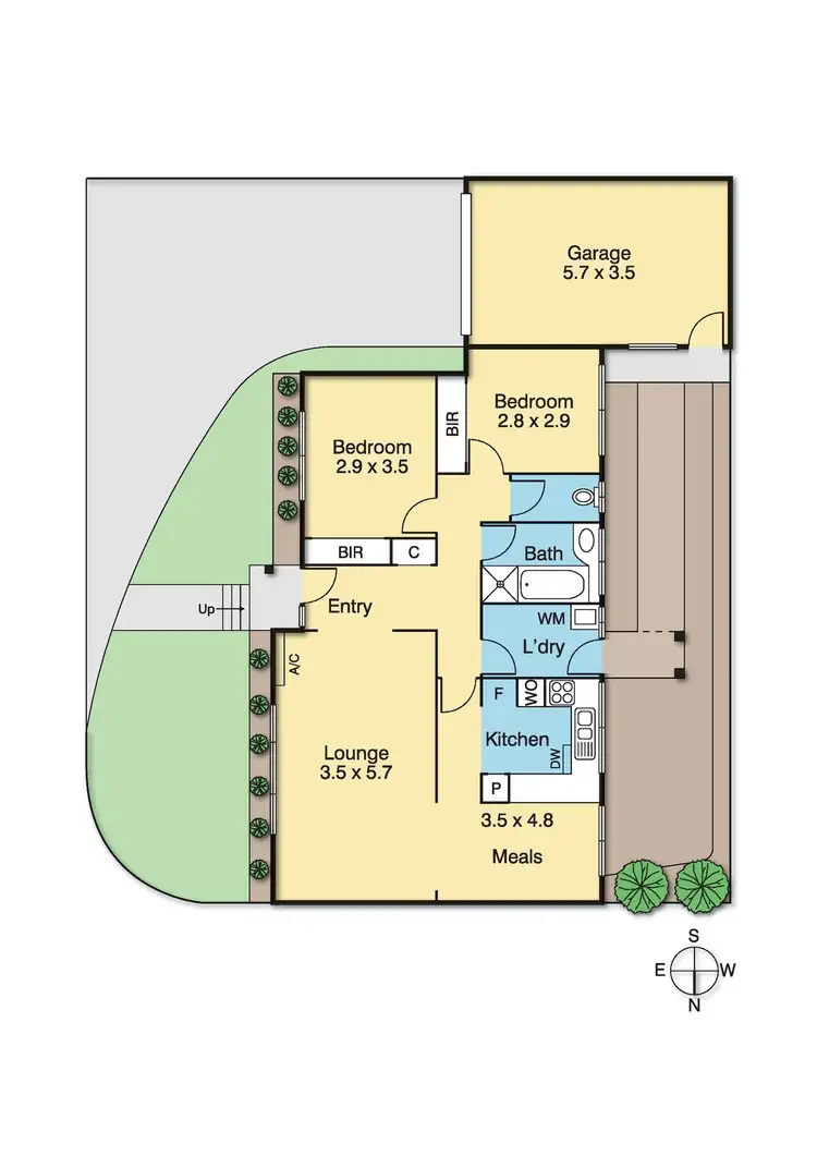 Floorplan of Homely unit listing, 2/10 Cherry Grove, Donvale VIC 3111