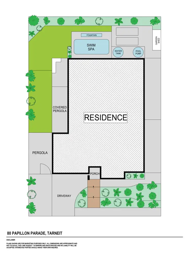 Floorplan of Homely house listing, 80 Papillon Parade, Tarneit VIC 3029