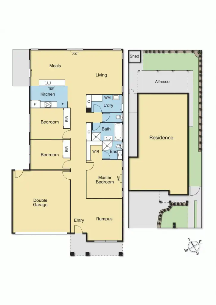 Floorplan of Homely house listing, 19 Rowell Drive, Mernda VIC 3754