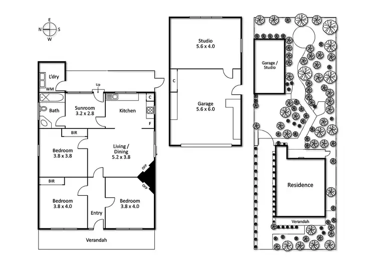 Floorplan of Homely house listing, 3 Charles Street, Glen Iris VIC 3146