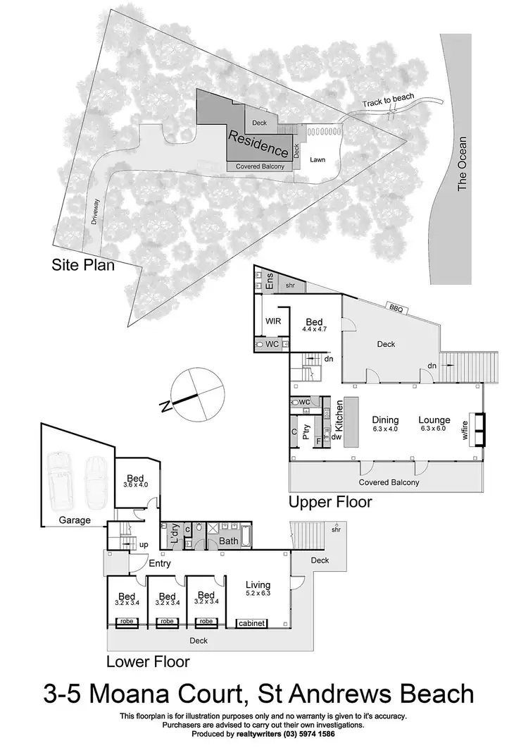 Floorplan of Homely house listing, 3 -5 Moana Court, St Andrews Beach VIC 3941