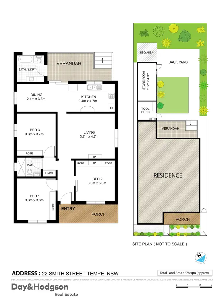 Floorplan of Homely house listing, 22 Smith Street, Tempe NSW 2044