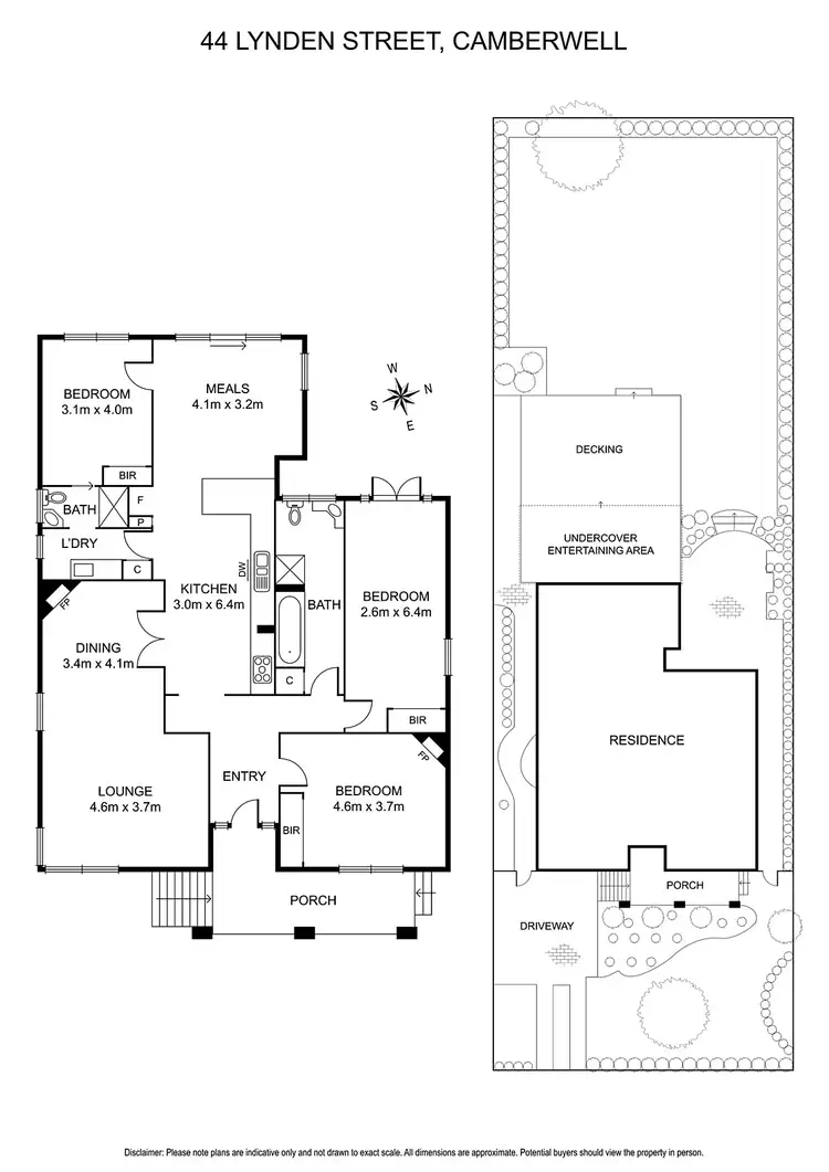 Floorplan of Homely house listing, 44 Lynden Street, Camberwell VIC 3124