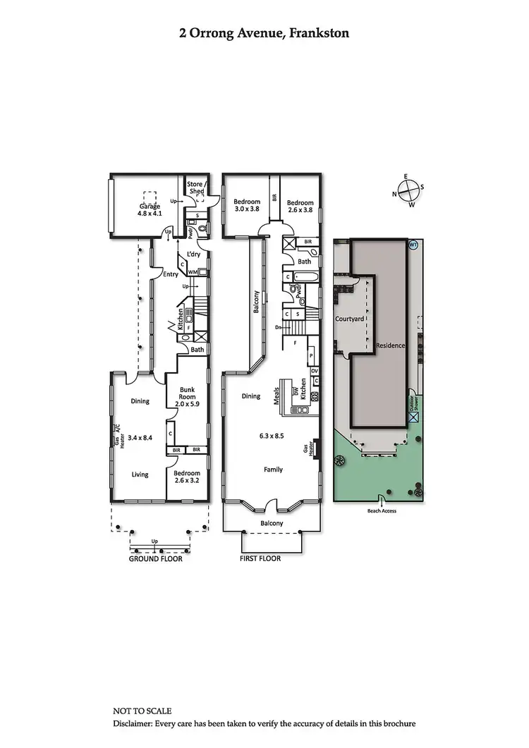 Floorplan of Homely house listing, 2 Orrong Avenue, Frankston VIC 3199