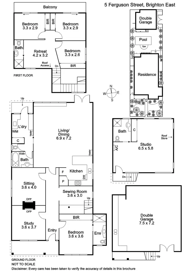 Floorplan of Homely house listing, 5 Ferguson Street, Brighton East VIC 3187
