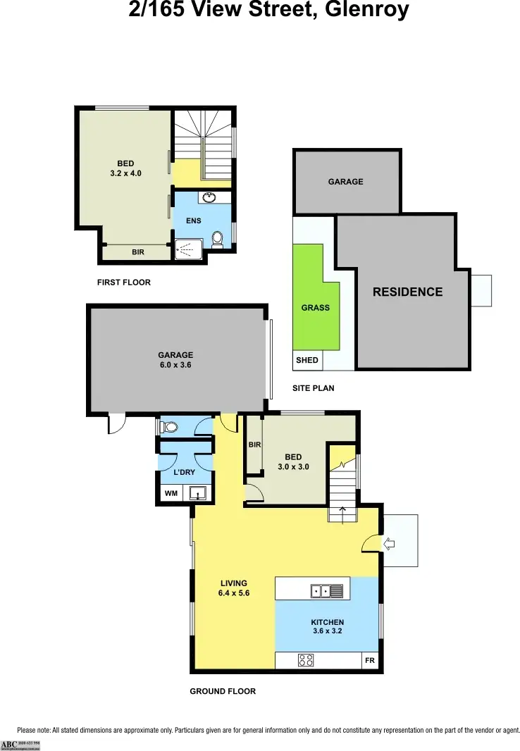 Floorplan of Homely townhouse listing, 2/165 View Street, Glenroy VIC 3046