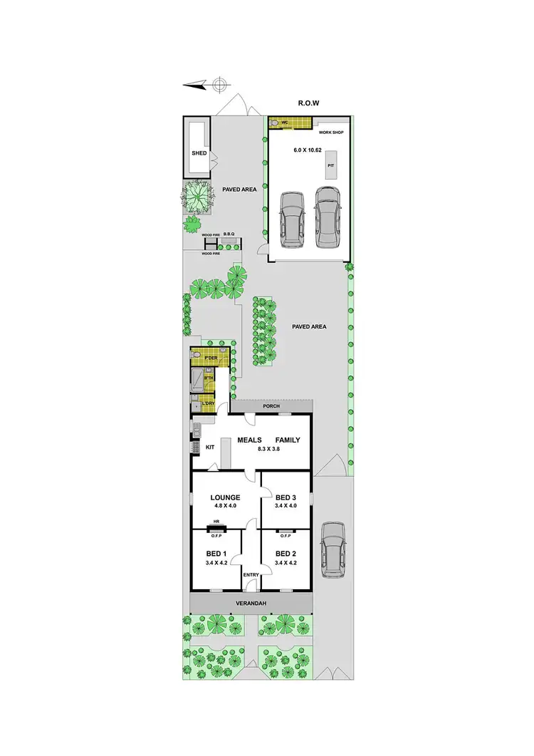 Floorplan of Homely house listing, 8 South Street, Preston VIC 3072