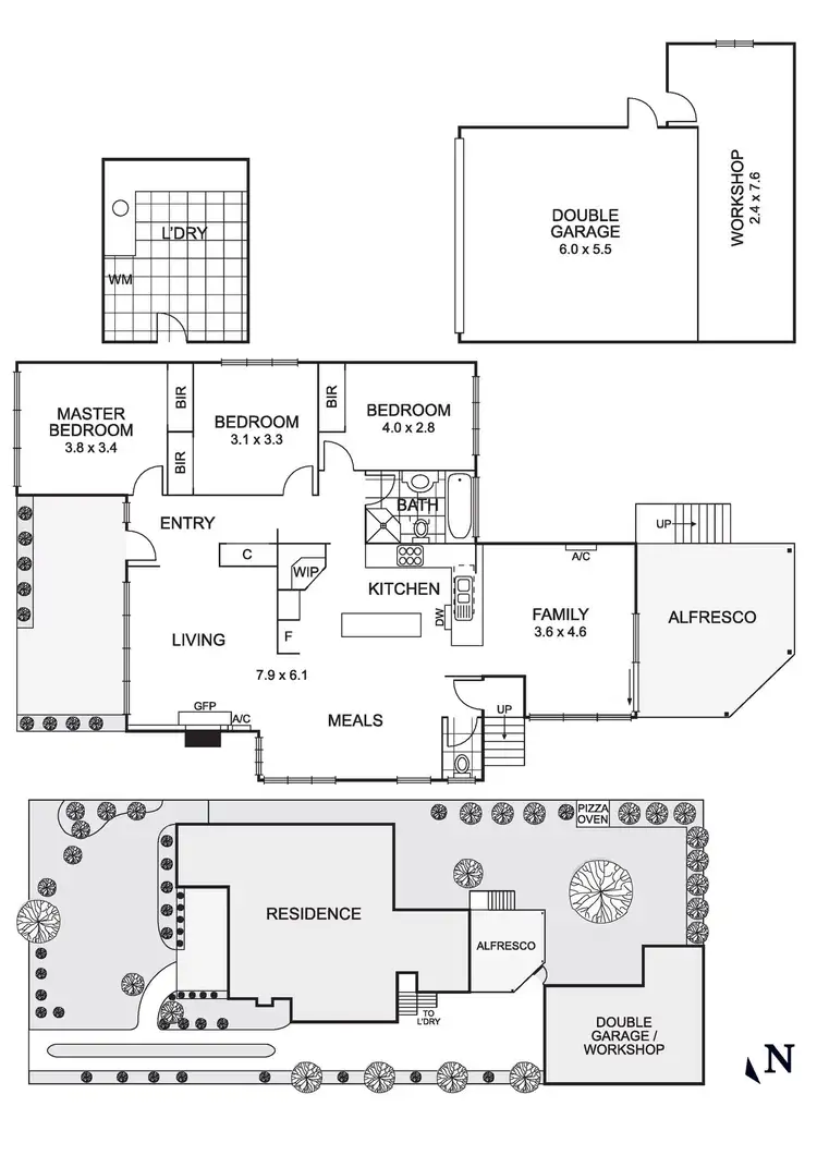 Floorplan of Homely house listing, 8 Outlook Drive, Nunawading VIC 3131