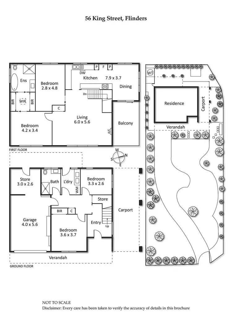 Floorplan of Homely house listing, 56 King Street, Flinders VIC 3929