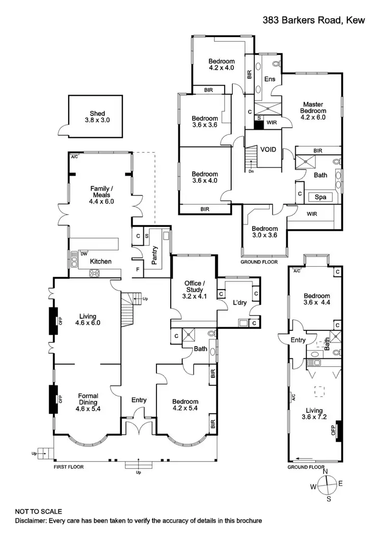 Floorplan of Homely house listing, 383 Barkers Road, Kew VIC 3101