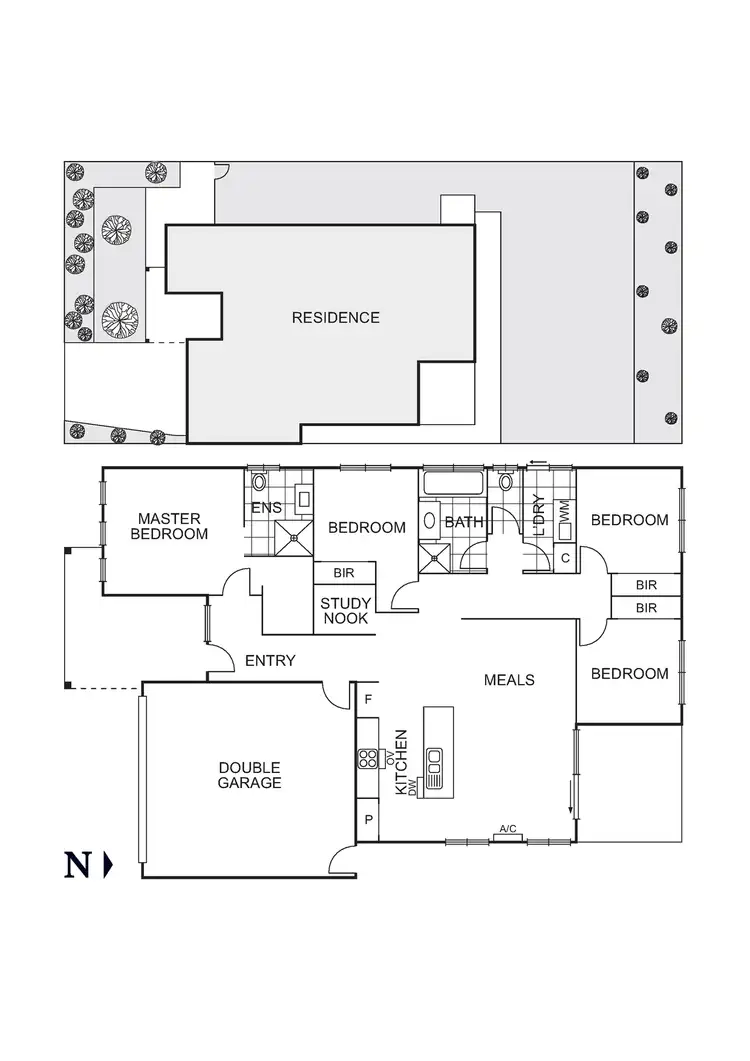 Floorplan of Homely house listing, 24 Woorawa Drive, Doreen VIC 3754