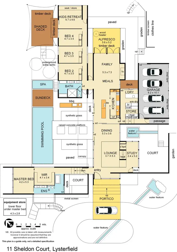 Floorplan of Homely house listing, 11 Sheldon Court, Lysterfield VIC 3156