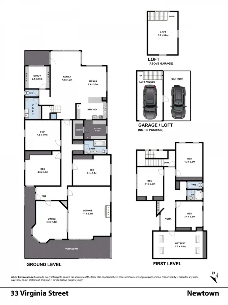 Floorplan of Homely house listing, 33 Virginia Street, Newtown VIC 3220