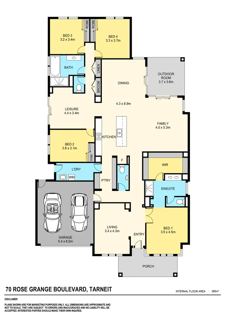 Floorplan of Homely house listing, 70 Rose Grange Boulevard, Tarneit VIC 3029