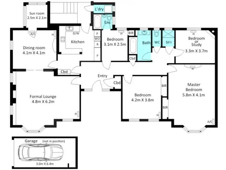 Floorplan of Homely apartment listing, 2/234 Domain Road, South Yarra VIC 3141