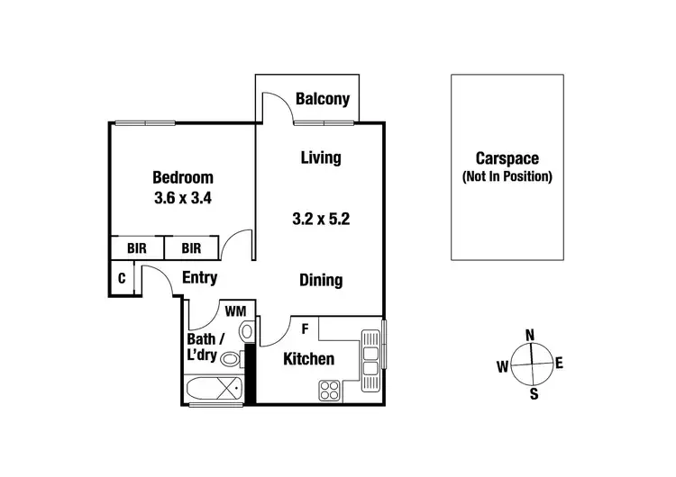 Floorplan of Homely apartment listing, 8/38 Kensington Road, South Yarra VIC 3141