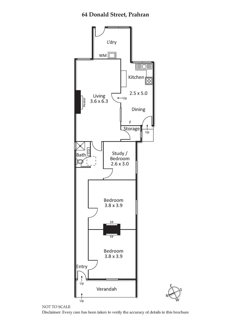 Floorplan of Homely house listing, 64 Donald Street, Prahran VIC 3181