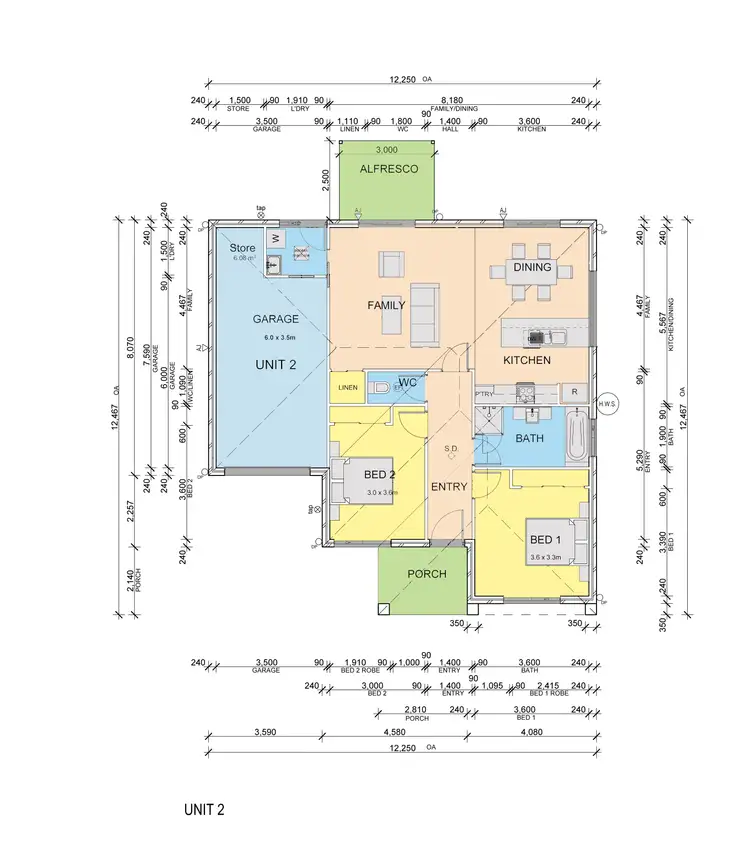 Floorplan of Homely unit listing, 2/129 Pearson Street, Sale VIC 3850