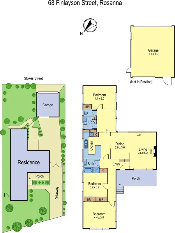 Floorplan of Homely house listing, 68 Finlayson Street, Rosanna VIC 3084