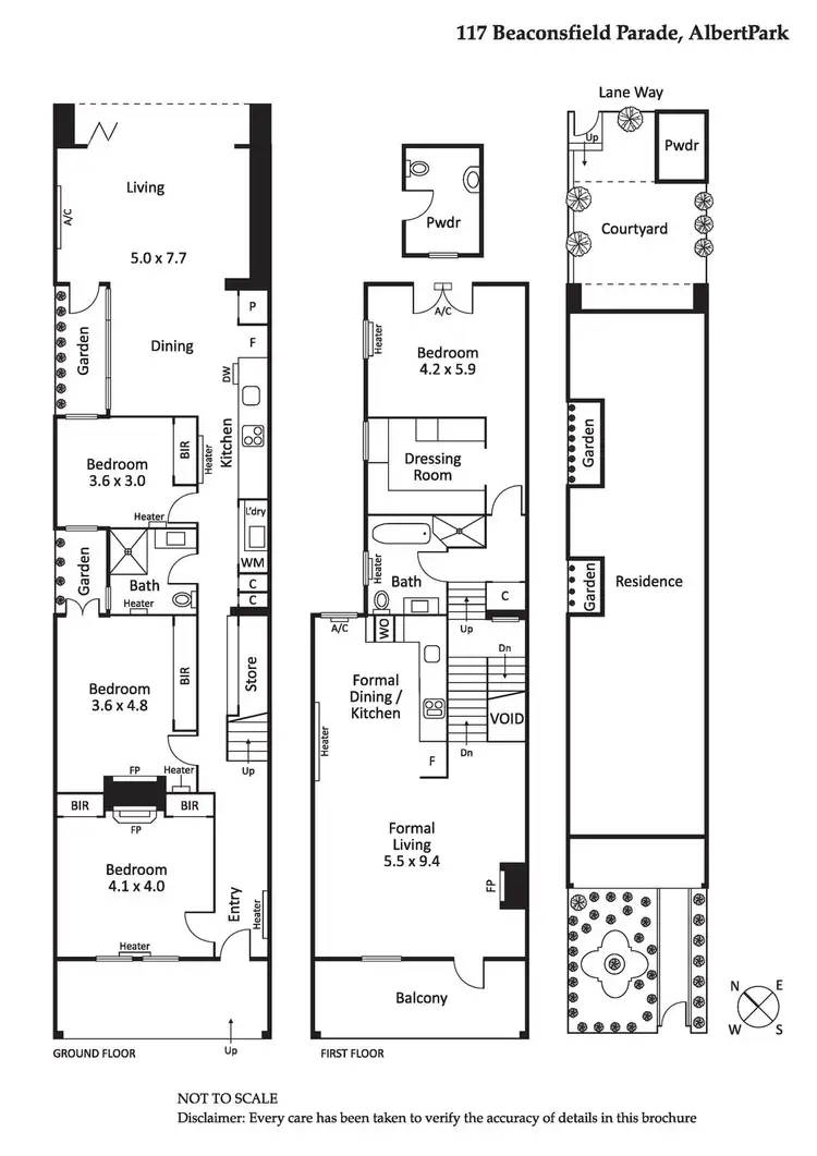 Floorplan of Homely house listing, 117 Beaconsfield Parade, Albert Park VIC 3206