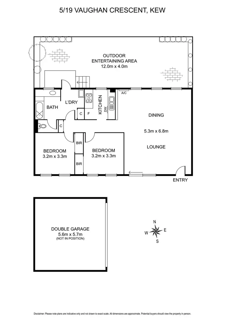 Floorplan of Homely apartment listing, 5/19 Vaughan Crescent, Kew VIC 3101