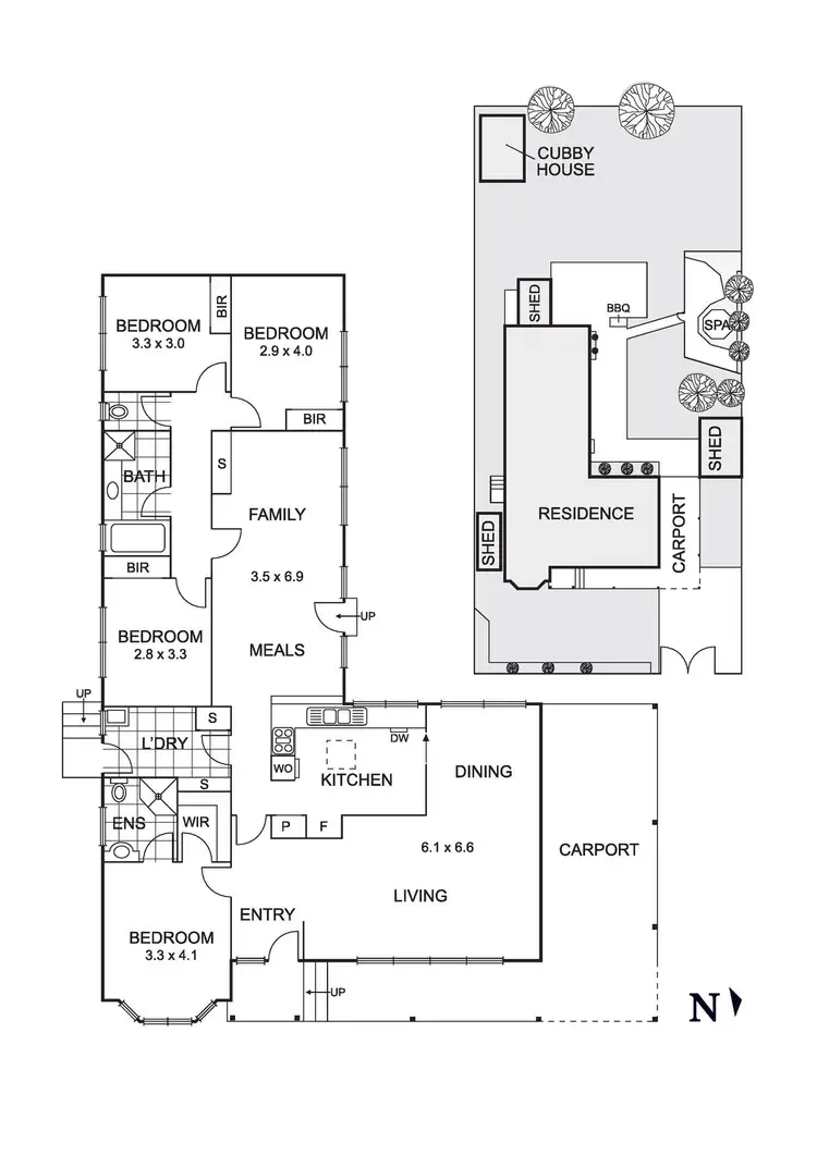 Floorplan of Homely house listing, 28 East Road, Vermont South VIC 3133