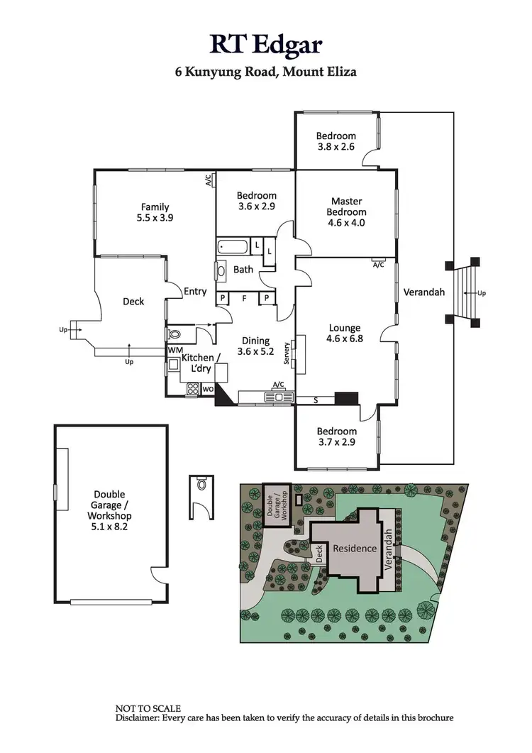 Floorplan of Homely house listing, 6 Kunyung Road, Mount Eliza VIC 3930