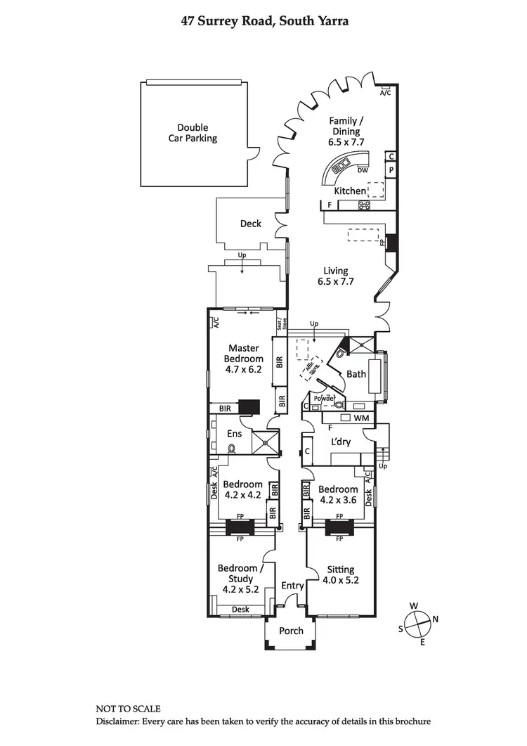 Floorplan of Homely house listing, 47 Surrey Road, South Yarra VIC 3141