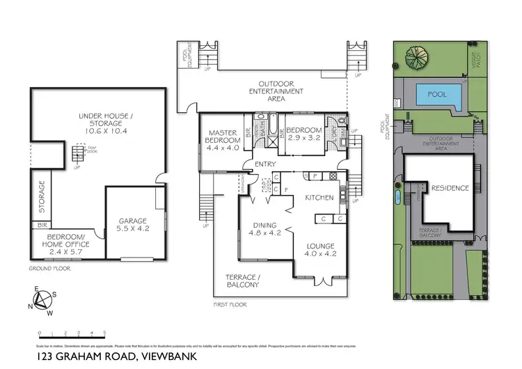 Floorplan of Homely house listing, 123 Graham Road, Viewbank VIC 3084