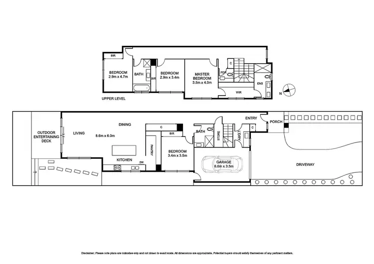 Floorplan of Homely townhouse listing, 19a Huntley Road, Bentleigh VIC 3204