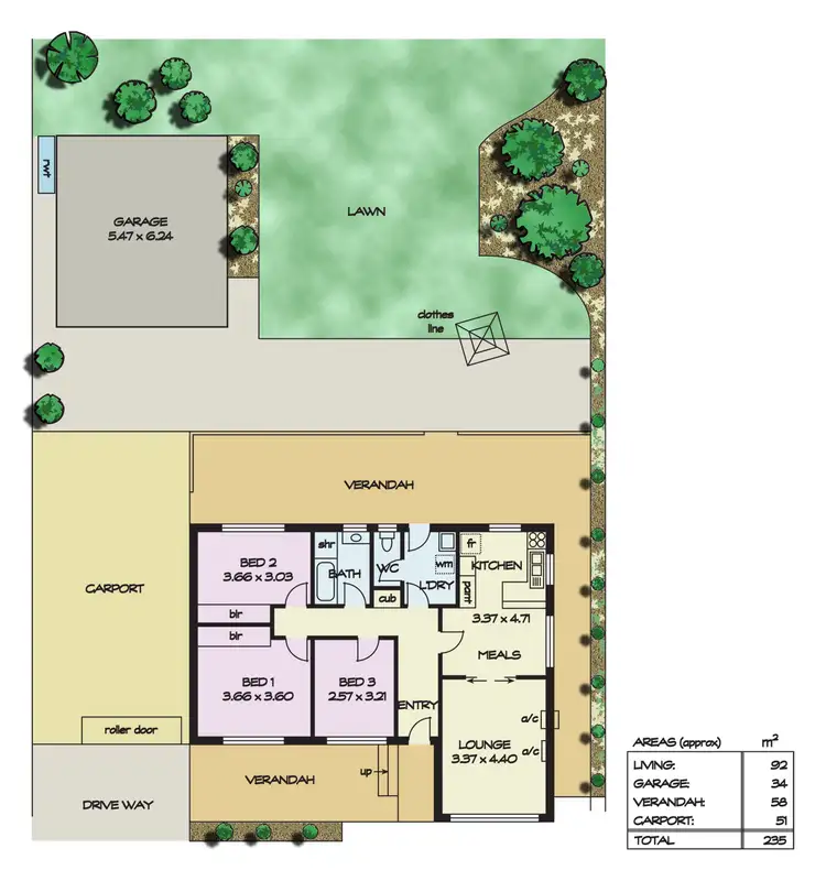 Floorplan of Homely house listing, 10 Karina Crescent, Holden Hill SA 5088
