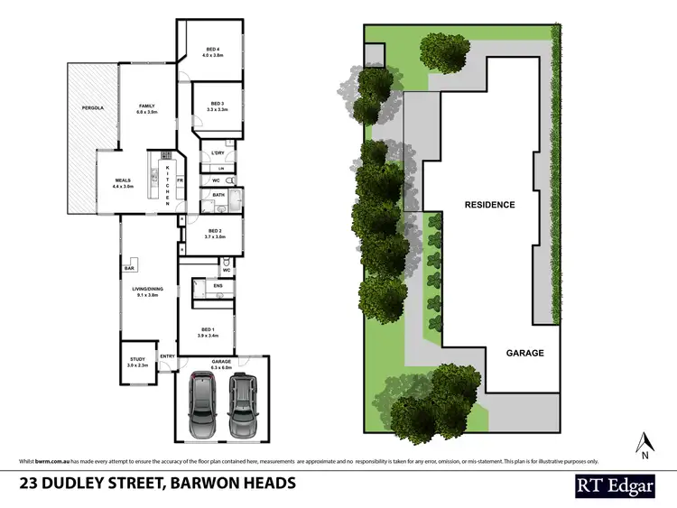 Floorplan of Homely house listing, 23 Dudley Court, Barwon Heads VIC 3227